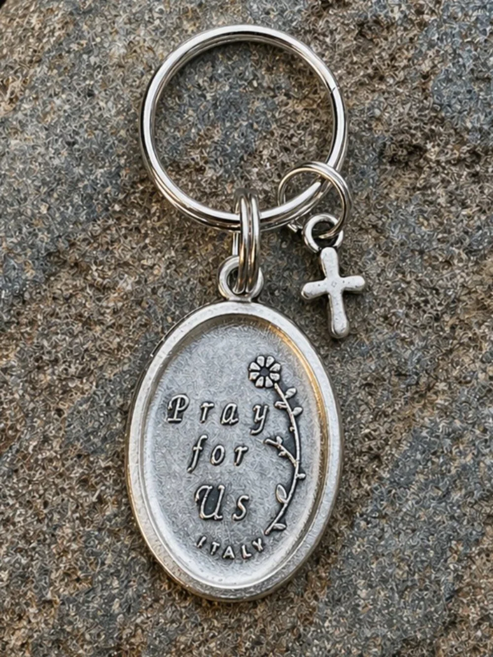 St. Francis Pet Collar Medal Dog Tag Silver | Handmade